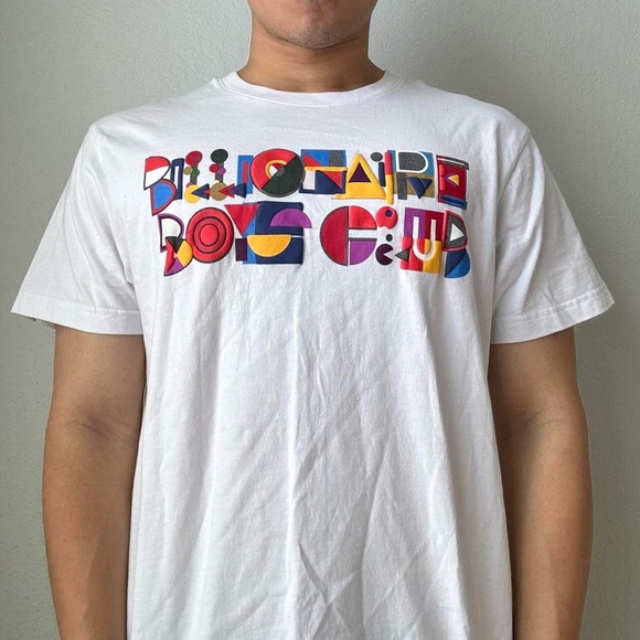 Billionaire Boys Club Puffer Logo Graphics White Tee Shirt BBC - Picture 4 of 7